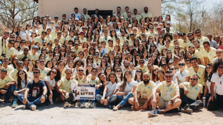 Voluntários no sertão