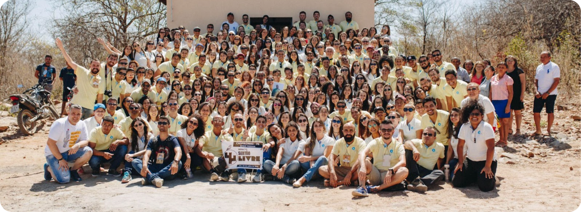 Voluntários no sertão